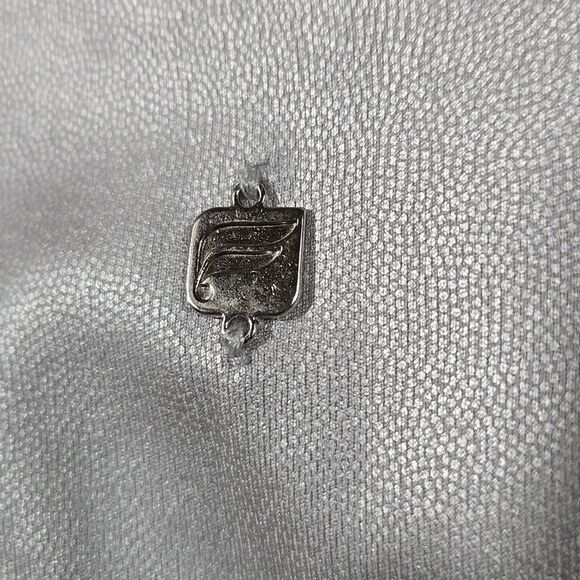 Fabletics Oasis PureLuxe High-Waisted 7/8 Legging Silver Matte Foil Yoga Workout - Picture 4 of 11